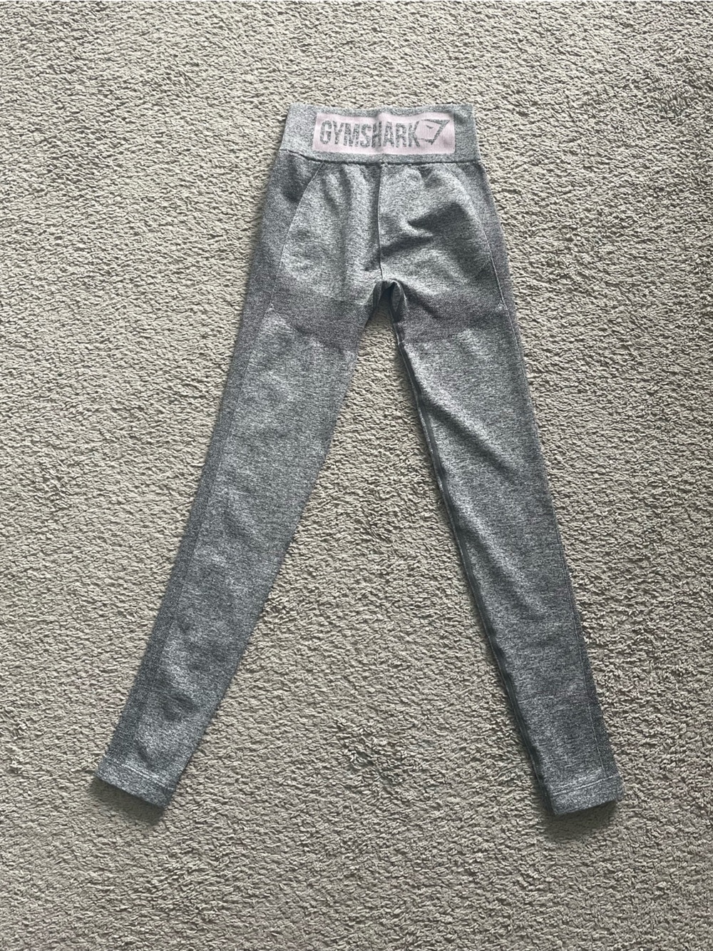 Gymshark Vital Seamless Leggings Charcoal Grey Marl - Size Small